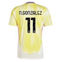 Camiseta Juventus Nicolas Gonzalez #11 Visitante Equipación 2024-25 manga corta